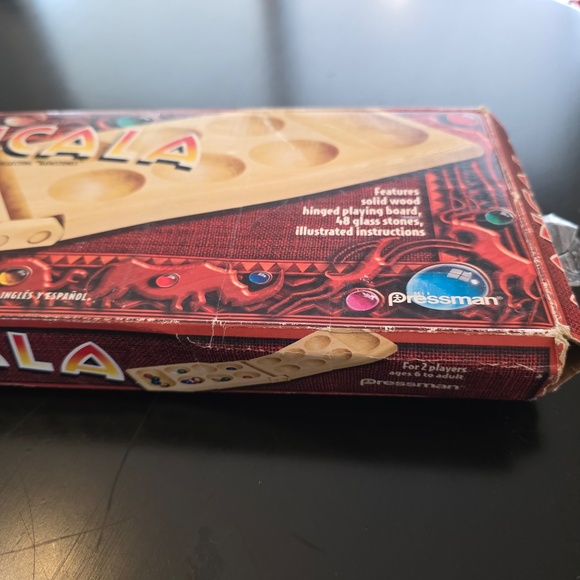 Vintage Mancala Game of Collecting Gemstones by Pressman With Wood Board - Picture 2 of 10